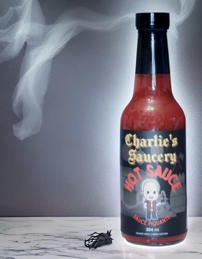 Ghostly Goulash with Charlie's Saucery Hot Sauce