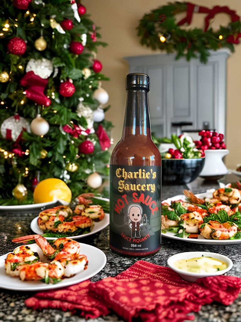 Charlie's Saucery Spicy Shrimp Skewers