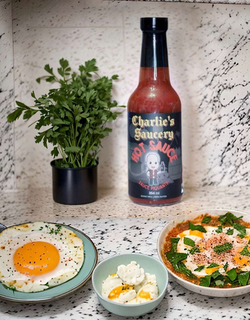 Shakshuka with Feta and Charlie's Saucery